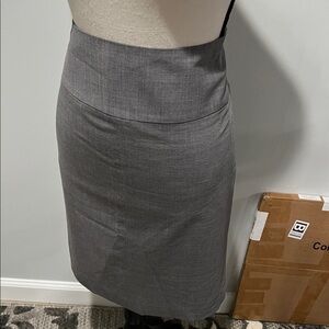 Banana Republic Elegant Gray Women's Skirt Made of Italian Fabric